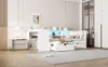 Holz-Plattformbett 90x200 mit Ablageflächen, Schubladen, Produktbild-Vorschau 11