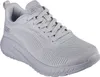 A single gray Skechers Bobs Sport Squad Chaos women's training shoe is shown from a side-angle. Voir les images du produit