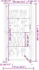 vidaXL Zahradní brána antracitová 100x200 cm ocelový Náhled obrázku produktu 8