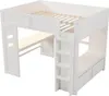 Gaming Hochbett mit Schreibtisch, LED-Beleuchtung, USB & Produktbild-Vorschau 11
