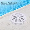 Pool Abfluss Abdeckung 203mm ABS robust Gitter Struktur UV Produktbild-Vorschau 4