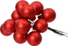 Weihnachtskugeln am Draht 2cm Glas 12 Stück - Weihnachtsrot Produktbild-Vorschau 2