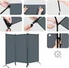 WOLTU Paravent 3-teilig 255x181 cm, Raumteiler klappbar, Produktbild-Vorschau 8
