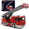 Mould King 17022 RC hasičské auto s otočným rebríkom, 4886 Náhľad obrázku produktu 2