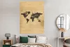 MuchoWow® Poster Weltkarte - Vintage - Zitat 120x160 cm - Produktbild-Vorschau 4