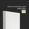 LED Solution Bílý přisazený LED panel hranatý 220 x 220mm Náhled obrázku produktu 9