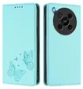 Kožené pouzdro pro ZTE Blade V70 Max/nubia V70 Max, motýlí Náhled obrázku produktu 1