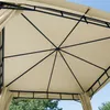 TOOLPORT Tonnelle de Jardin 3x3 m pavillon, bâche de toit Voir les images du produit 9