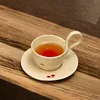 HOMLA ISERNIA Tasse mit Untertasse im Kirschdesign 0,2 l Produktbild-Vorschau 8