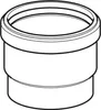 Geberit PE, Steckmuffe, d160, Lippendichtung, 369779, 1 Produktbild-Vorschau 2