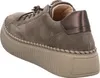 A close-up, rear-angled view of a brown suede sneaker with a platform sole. Náhľad obrázku produktu