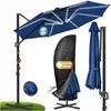 KESSER® Sonnenschirm Ampelschirm SUN Ø330cm, 7-fach Produktbild-Vorschau 1