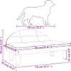Hundebett Dunkelgrau 70x52x30 cm Stoff Produktbild-Vorschau 7