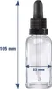 10 x 30 ml lahvička s pipetou, čiré sklo, standardní Náhled obrázku produktu 3