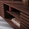 Mobile TV scandinavo a 2 ante, 120cm, Noce Anteprima dell’immagine prodotto 8