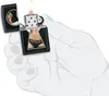 Accendino Zippo Keyhole Emblem con motivo serratura e donna Anteprima dell’immagine prodotto 4