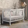 Babybett Julia 60x120 cm – weiß, mit Schutzgitter und Produktbild-Vorschau 4