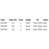 Quantum Mr Pike Bottom Rig Leader 60cm 13,6kg 2 Drillinge - Produktbild-Vorschau 3