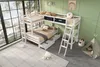 Dětská postel Sweiko, pro tři děti, s úložnými zásuvkami, z Náhled obrázku produktu 14