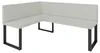 Eckbank Akiko NINA, metaal. Afmetingen: 128x168 cm, links. Productafbeelding-voorbeeld 1
