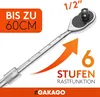 Gakago Teleskop-Ratsche 1/2 Zoll bis zu 60cm - Extra lange Produktbild-Vorschau 2
