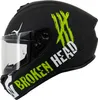 Broken Head Integralhelm Adrenalin Therapy 4X Schwarz-Weiß Produktbild-Vorschau 1