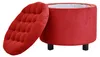 Hocker Fußhocker Ottoman Sitzhocker Sitzpouf Wohnzimmer Produktbild-Vorschau 1
