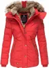 Marikoo Damen Winterjacke Steppjacke Kurz Parka Jacke Produktbild-Vorschau 1