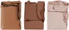 Three broken eyeshadow or bronzer palettes arranged side-by-side. Produktbild-Vorschau