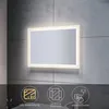 SONNI 50x70cm Badspiegel mit LED Beleuchtung Produktbild-Vorschau 1