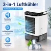 Mini Luftkühler mit 900 ml Wassertank, USB Produktbild-Vorschau 4