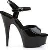 DELIGHT-609 Damen Sandale von Pleaser, Schwarz Glanz , EU Produktbild-Vorschau 5
