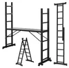 Ikodm Arbeitsgerüst 4-in-1 Mehrzweckleiter Aluminium 2x6 Produktbild-Vorschau 1