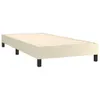 vidaXL Boxspringbettgestell Creme 90x190 cm Kunstleder Produktbild-Vorschau 3