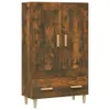 vidaXL Highboard chêne fumé 70x31x115 cm bois composite Voir les images du produit 2