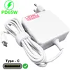 Weiß 65W USB-C Notebook Netzteil Ladegerät Laptop Ladekabel Produktbild-Vorschau 1