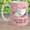 Mr. & Mrs. Panda Trinklernbecher Einhorn Wolke 7 - Rot Produktbild-Vorschau 2
