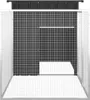 vidaXL klietka pre kurčatá antracitová 200x91x100 cm Náhľad obrázku produktu 3