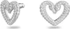 Swarovski 5625535 Ohrstecker Damen Una Herz Klein Weiß Produktbild-Vorschau 3