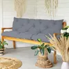 4L Textil Gartenbankauflage mit Rückenlehne, wetterfest und Produktbild-Vorschau 1