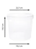 BenBow Eimer mit Deckel 5L x10 Transparent - Produktbild-Vorschau 4