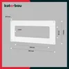 KOTARBAU® Wandflansch 204 x 60 mm Wandplatte Produktbild-Vorschau 4