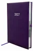 2027 ADINA Buchkalender Chefplaner A5 violett-metallic 1 Produktbild-Vorschau 1