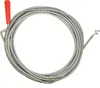 A coiled drain snake with a red handle against a white background. Produktbild-Vorschau