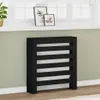 vidaXL Heizkörperverkleidung Schwarz 78x20x82 cm Produktbild-Vorschau 2