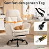 Bürostuhl mit Fußstütze, 135° Verstellbarer Schlafsessel, Produktbild-Vorschau 3