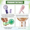 12 Stück Mini Handventilator Tragbar, Batteriebetriebener Produktbild-Vorschau 5