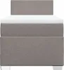 Boxspringbett mit Matratze Taupe 100x200 cm Stoff Produktbild-Vorschau 6
