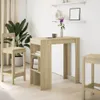 vidaXL Barový stůl s policí Dub Sonoma 102x50x103,5 cm Náhled obrázku produktu 3