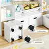 HOMMPA Holz Kinder Bücherregal Kinderregal mit 4 Boxen und Produktbild-Vorschau 10